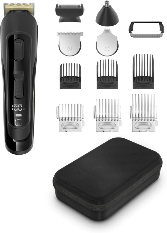Rowenta TN9461 Selectium 12-w-1 Precyzyjna golarka | Trymer do brody | Czarny