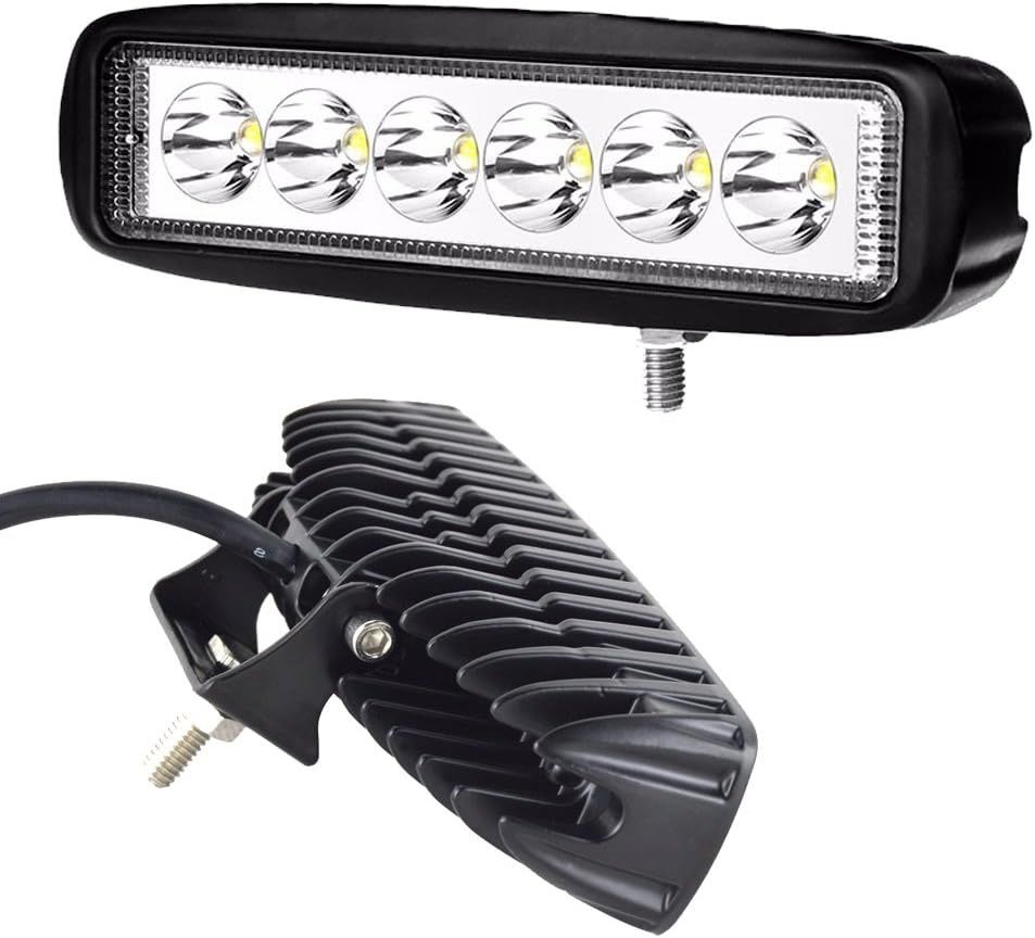 Auxtings 2 sztuki 15,2cm 18W Spot LED-światła robocze Off-Road-LKW SUV