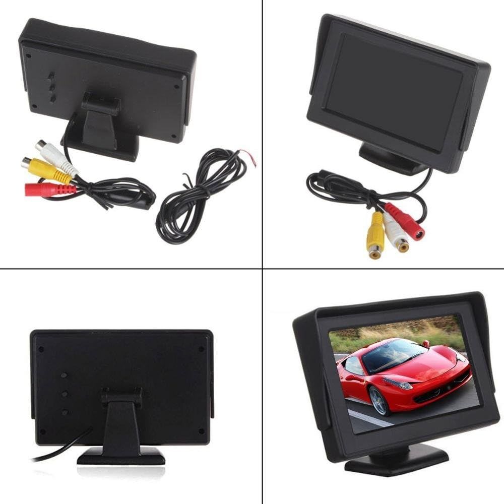 4,3-calowy monitor TFT LCD + kamera cofania w światle stopu do Opel/Nissan