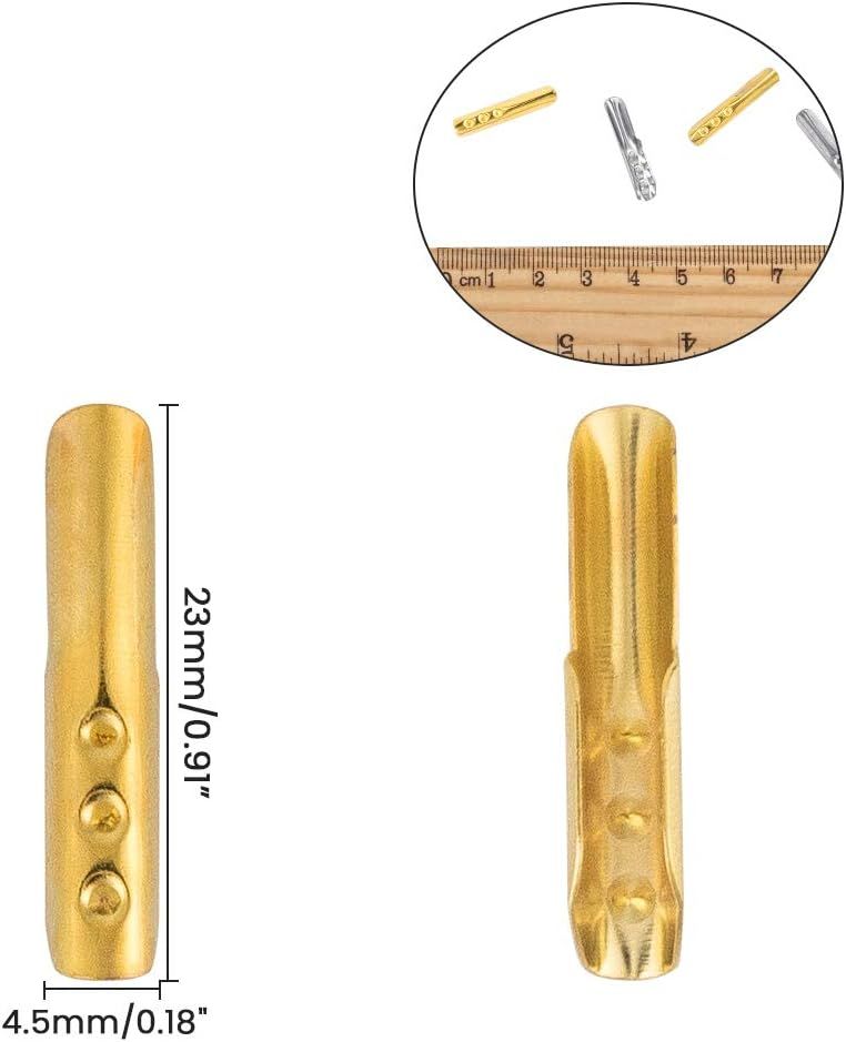 nbeads 600PCS Metalowy Zaczep, Żelazne Blokady Końcówki Kordów - DIY Szycie