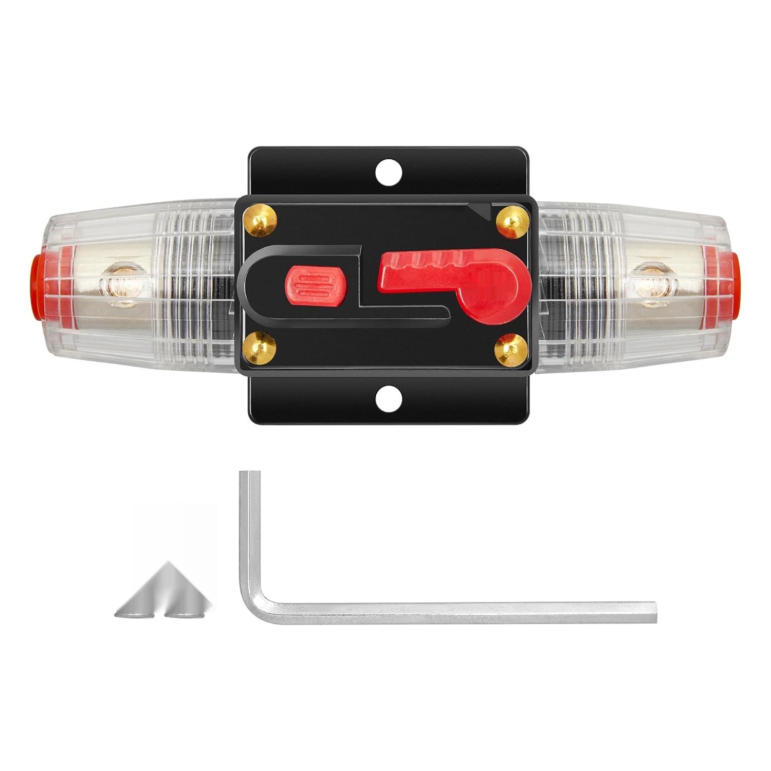 RED WOLF 40A Uchwyt Bezpiecznika Samochodowego, 12V-48V DC