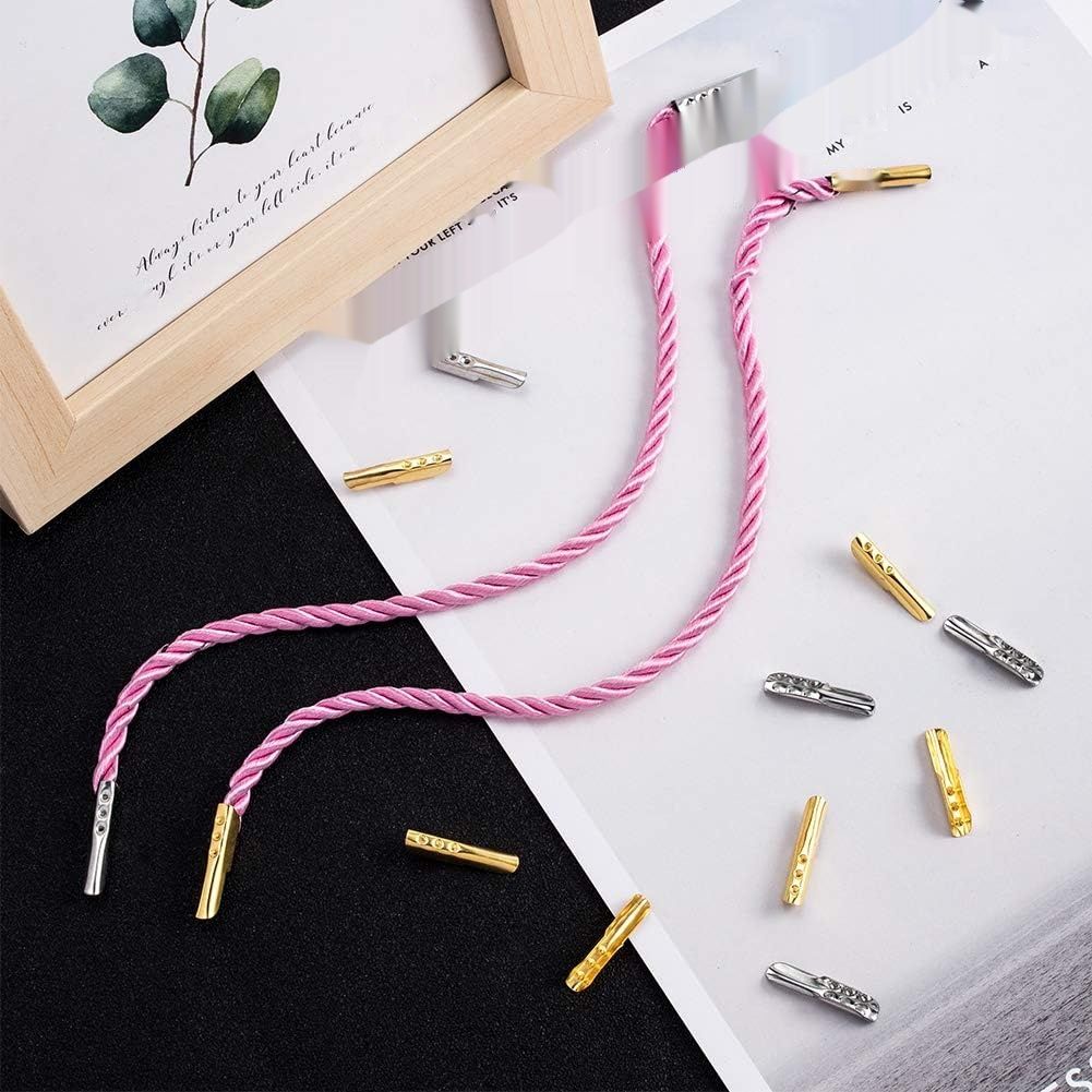 nbeads 600PCS Metalowy Zaczep, Żelazne Blokady Końcówki Kordów - DIY Szycie