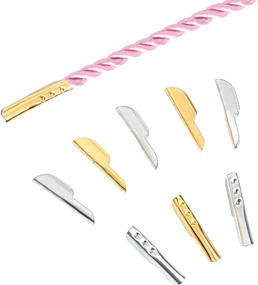 nbeads 600PCS Metalowy Zaczep, Żelazne Blokady Końcówki Kordów - DIY Szycie