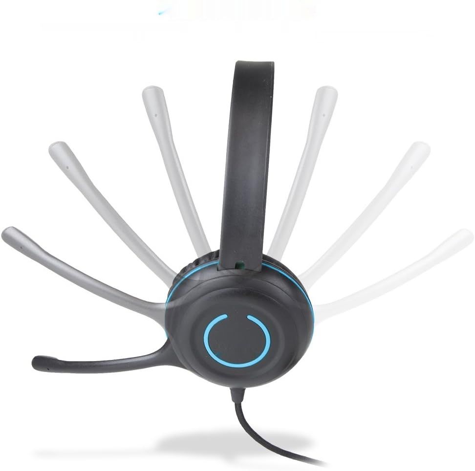 Cyfrowe słuchawki stereo Cyber Acoustics USB (AC-5008) z mikrofonem.