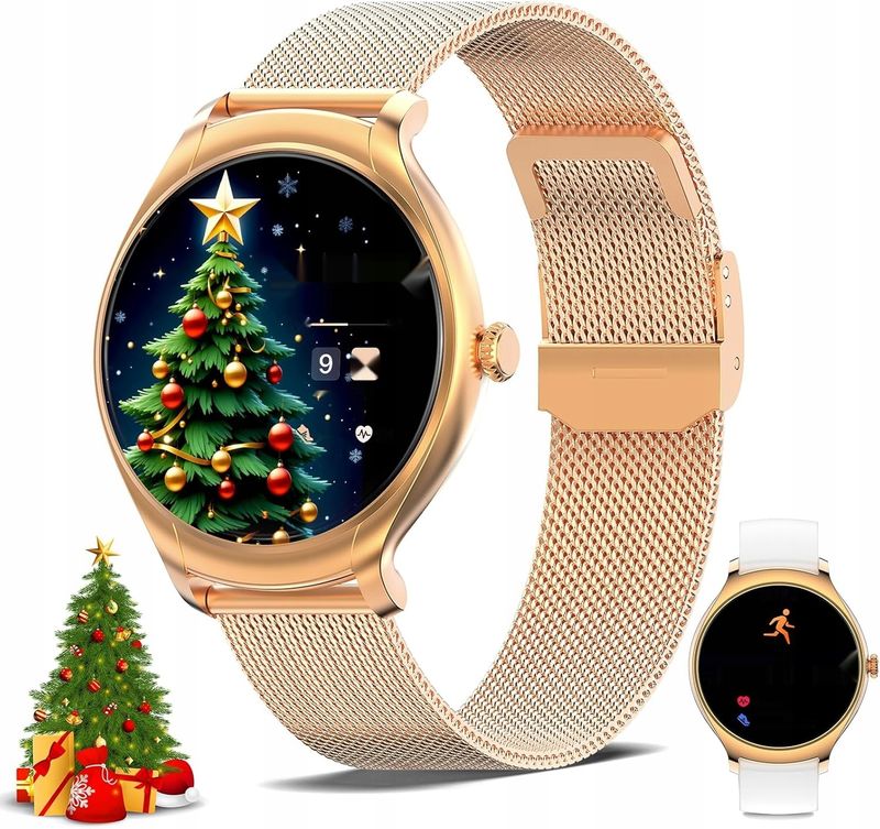 Описание не верно! Nemheng Smartwatch dla Kobiet z Ekranem 1,39&quot; i 113 Trybami Sportowymi
