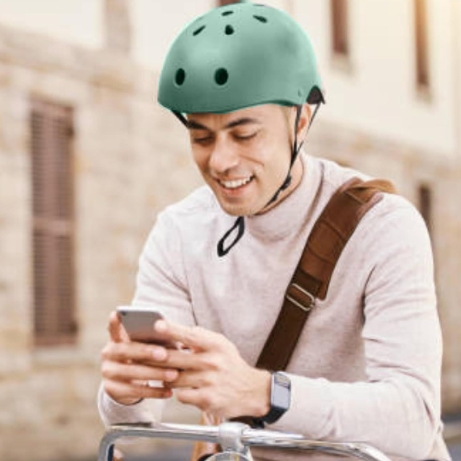 Kask ROWEROWY SADI Lekki dla Dorosłych z EPS, Regulowany.