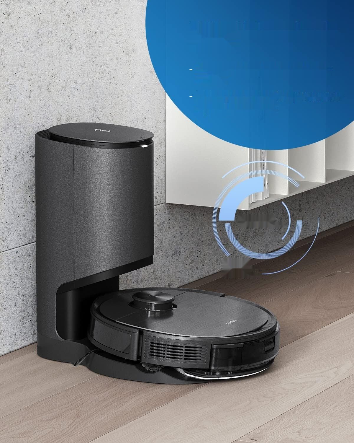 ECOVACS Deebot T9 AIVI Robot Odkurzacz z funkcją wycierania (3000Pa, AIVI)