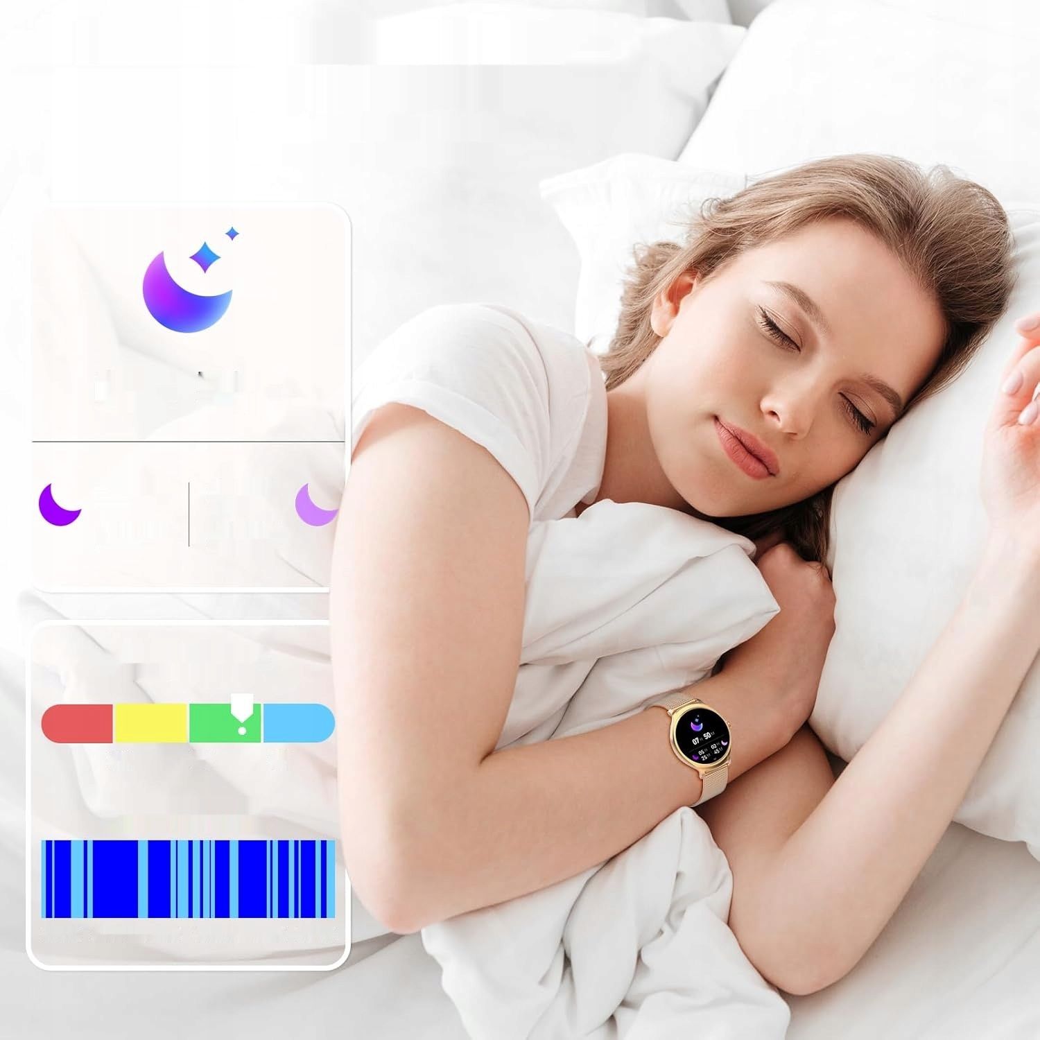 Описание не верно! Nemheng Smartwatch dla Kobiet z Ekranem 1,39&quot; i 113 Trybami Sportowymi