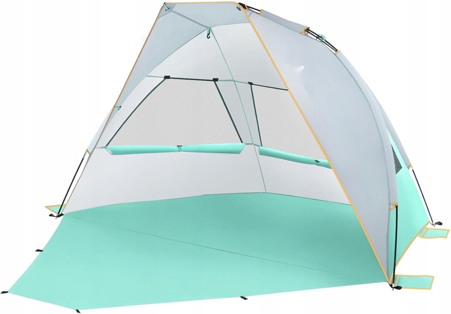 WolfWise Plażowy Namiot z Ochroną UV 50+ dla 2-3 Osób, Przenośny, Camping