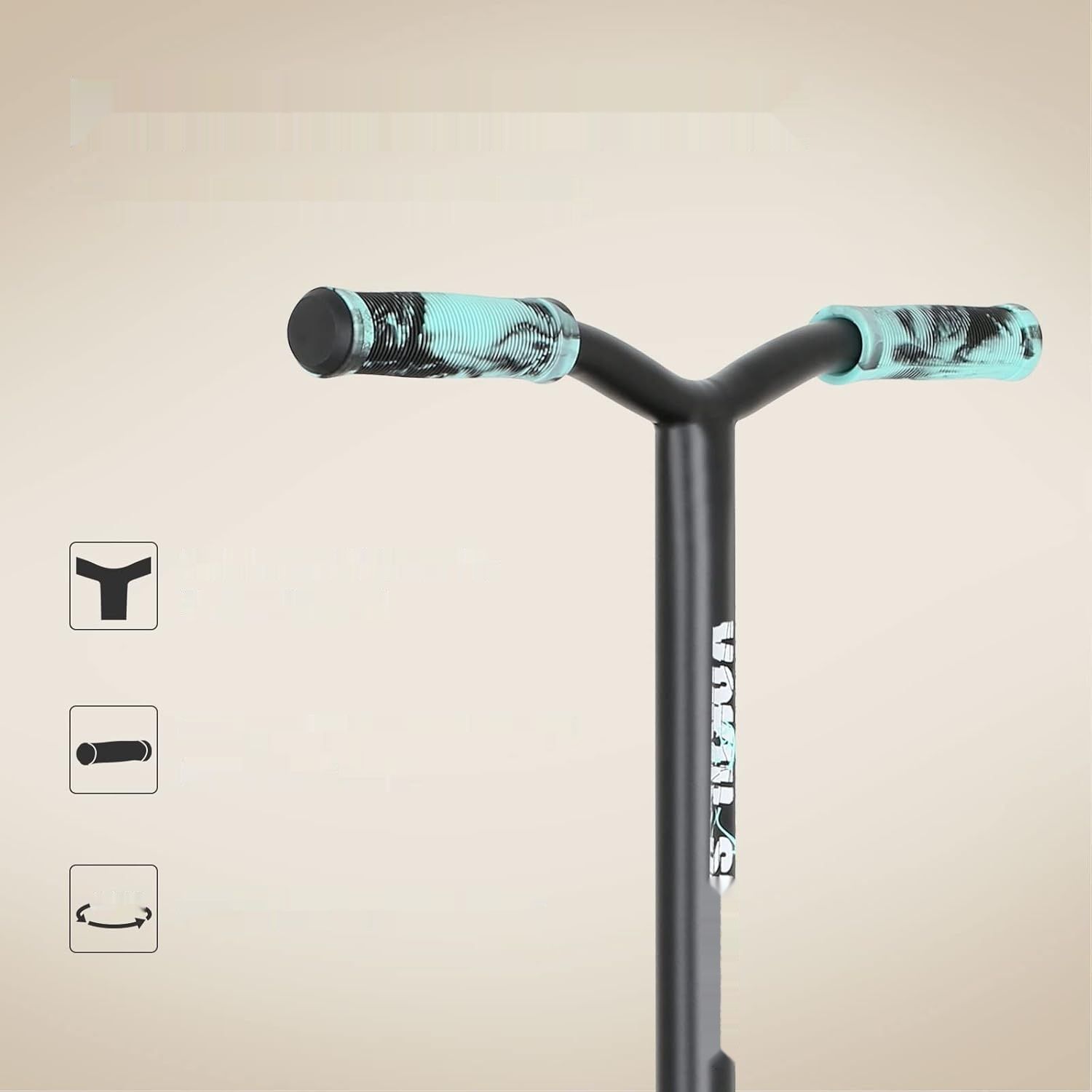 Stunt Scooter Joycruise Profi Scooters dla dzieci od 6 lat, 360° kierownica, 100mm koła