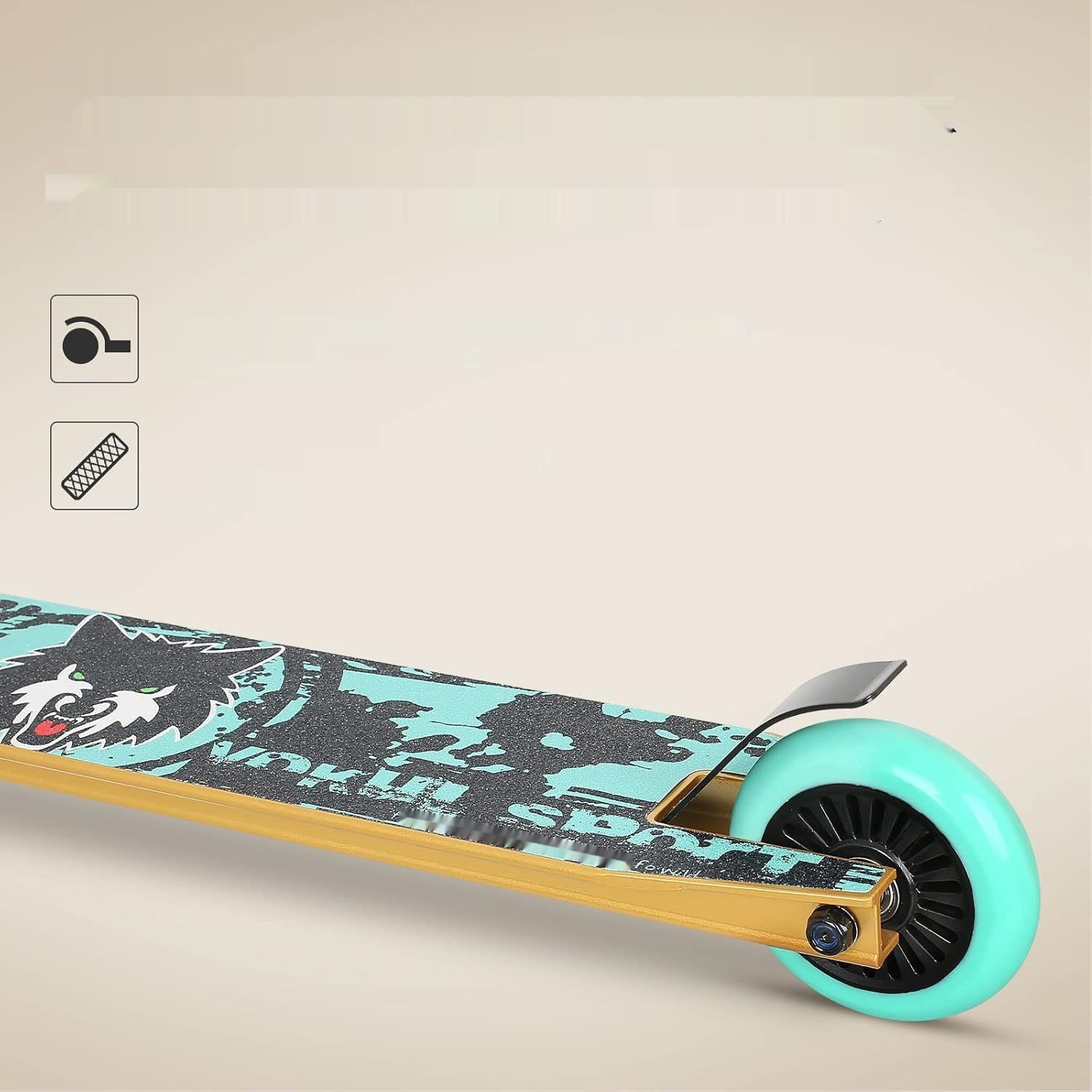 Stunt Scooter Joycruise Profi Scooters dla dzieci od 6 lat, 360° kierownica, 100mm koła