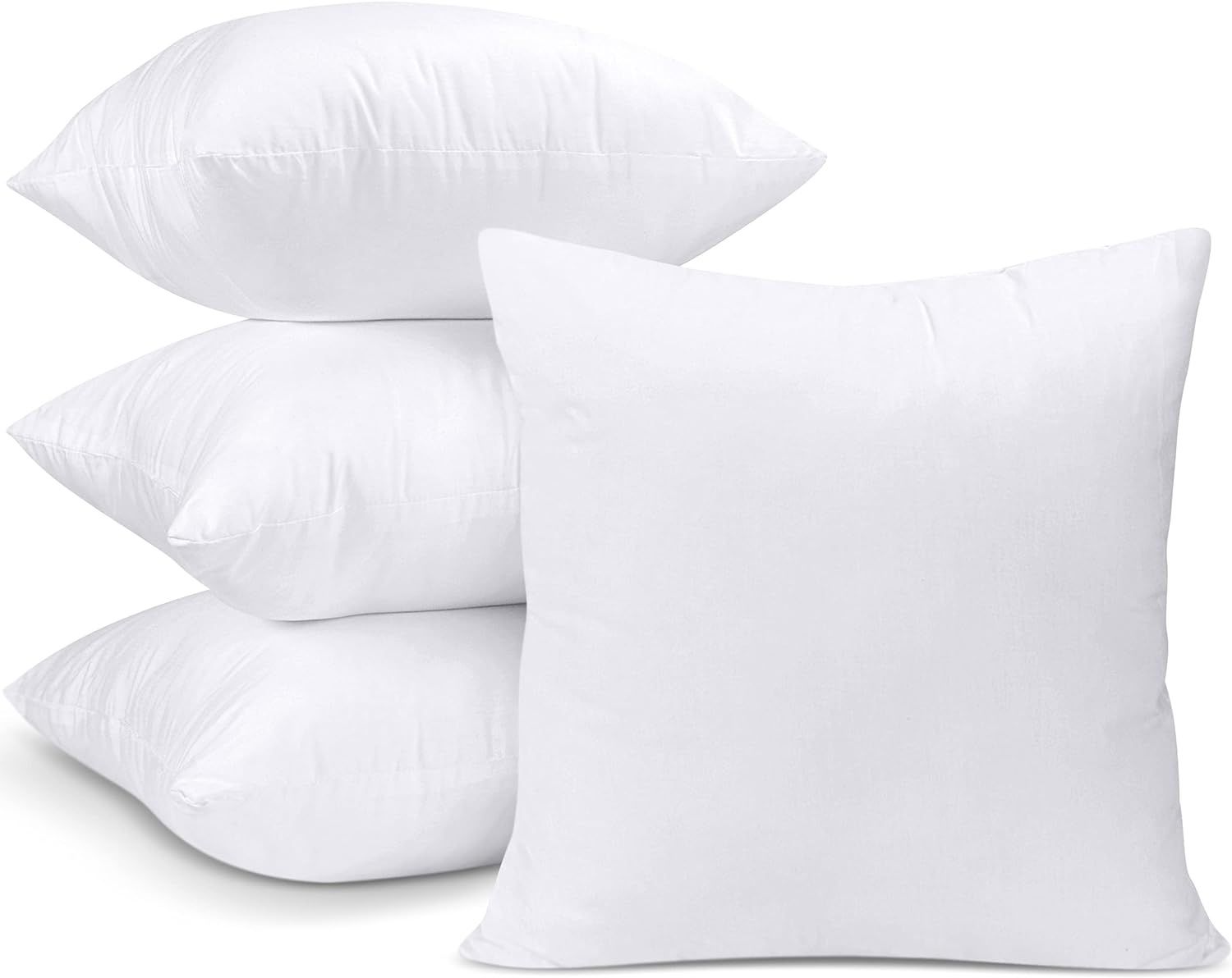 Utopia Bedding 4-częściowy zestaw poduszek 50 x 50 cm (biały)