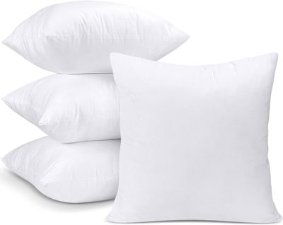Utopia Bedding 4-częściowy zestaw poduszek 50 x 50 cm (biały)