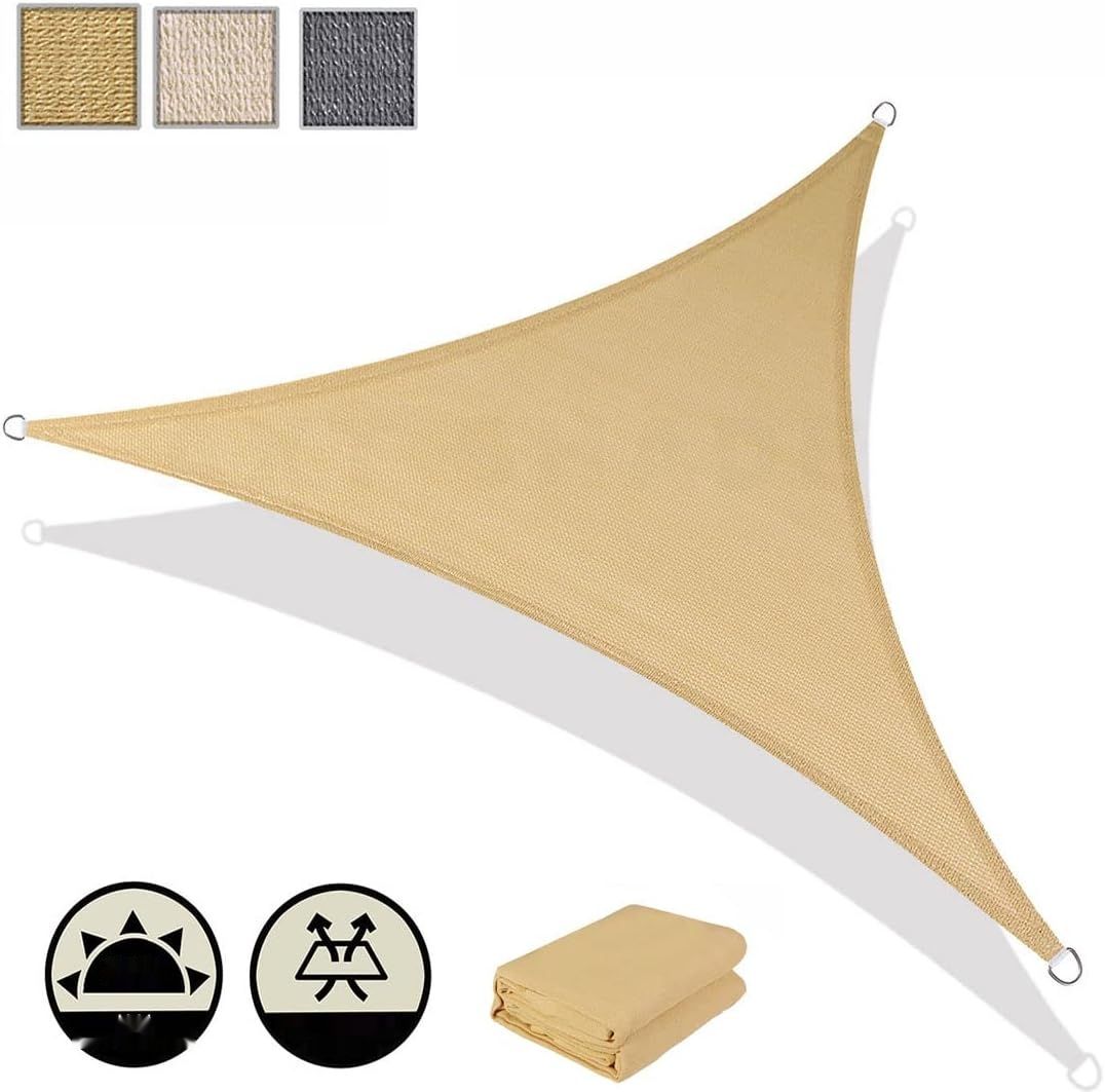Axt Shade Trójkątna Markiza 3x3x4,25m, HDPE z UV, Piaskowy Beż
