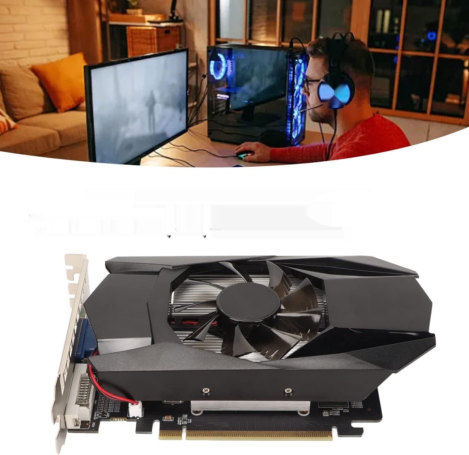 4 GB Karta Graficzna GDDR5, 128 Bit 1000 MHz, VGA HDMI DVI, DirectX 11