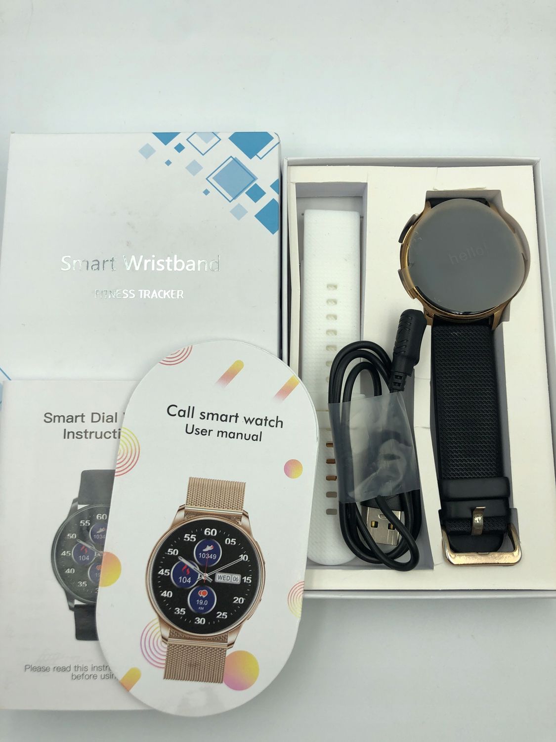 Smartwatch z funkcją telefonu, zegarek z dotykowym ekranem 1,32 cala, IP67.
