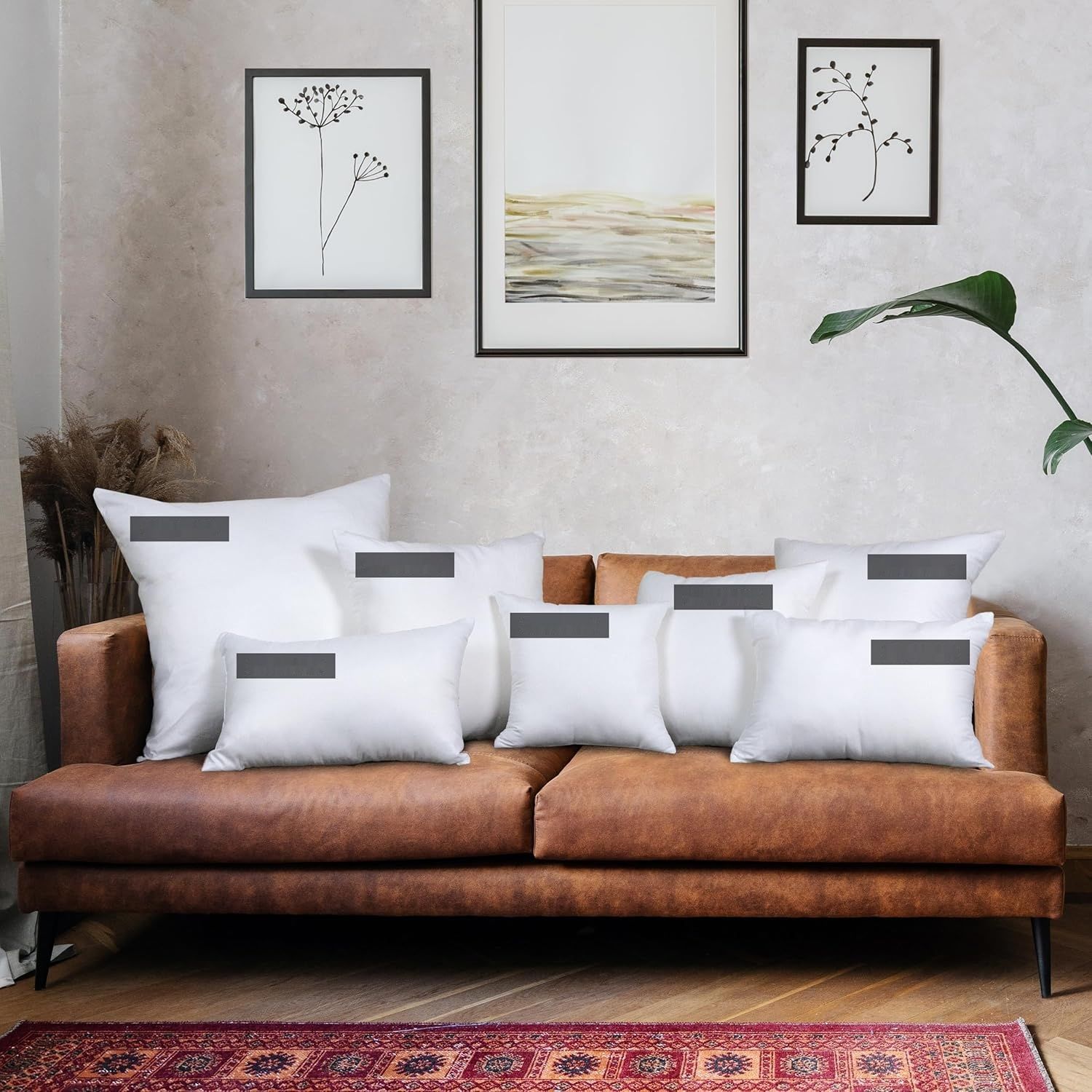 Utopia Bedding 4-częściowy zestaw poduszek 50 x 50 cm (biały)