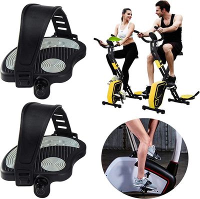 Fiacvrs pedały rowerowe do roweru treningowego, spinningowego 1/2&quot; lub 9/16&quot;.