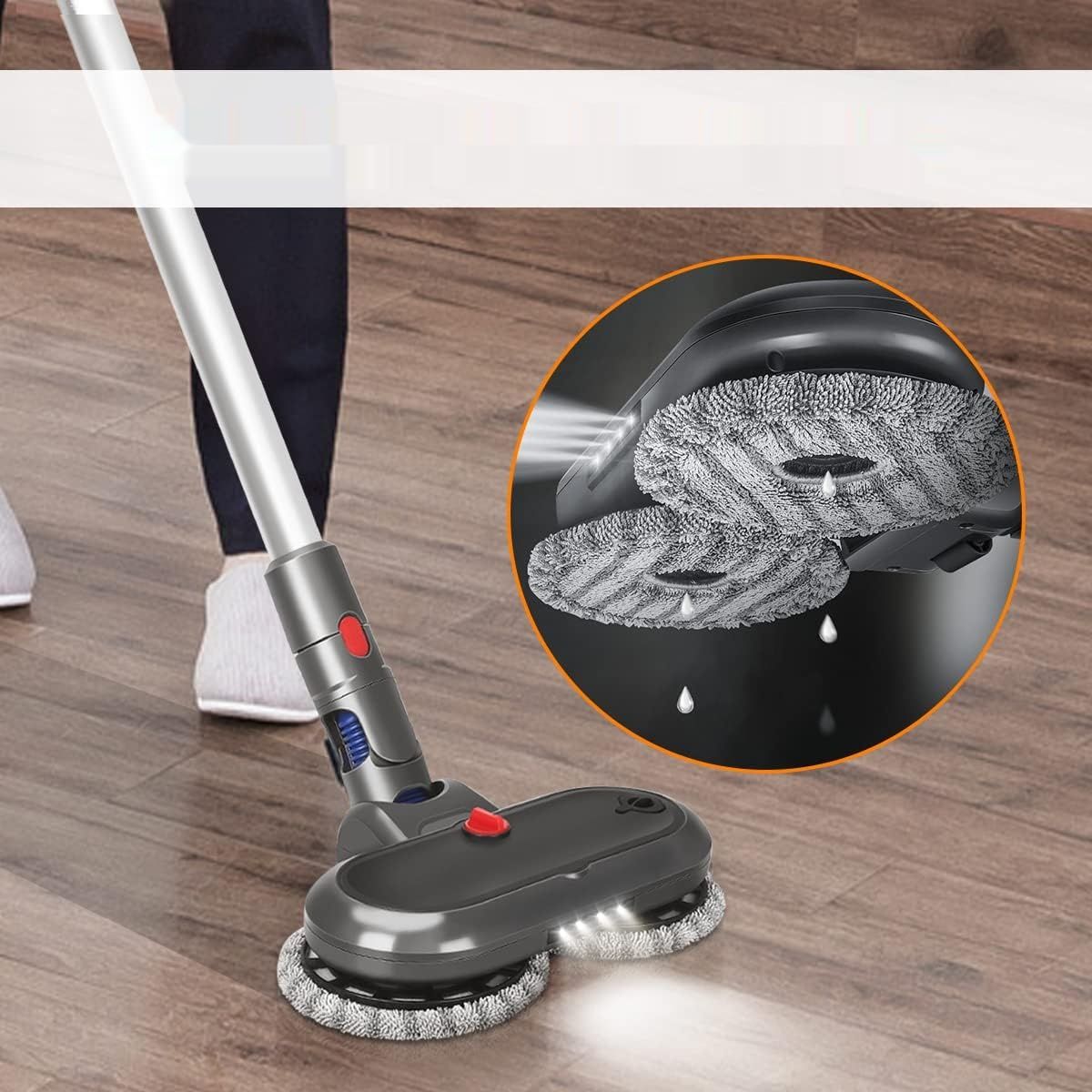 Przystawka do mopa DrRobor do Dyson V11 V10 V15 V8 V7 z LED i 6 mopami.