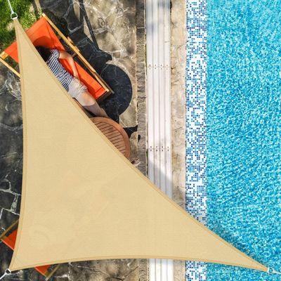 Axt Shade Trójkątna Markiza 3x3x4,25m, HDPE z UV, Piaskowy Beż