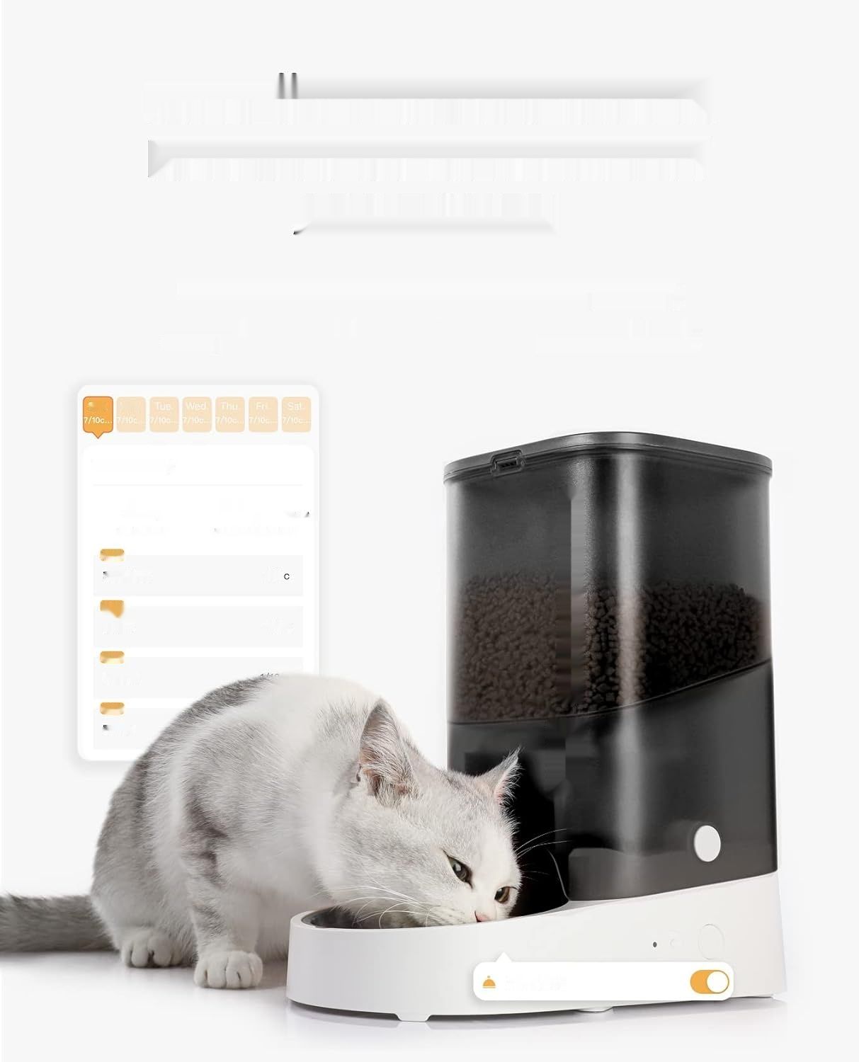 PETKIT Automatyczny Podajnik, 3L, 1-10 Posiłków/Dzień, Fresh Lock, Stal 304