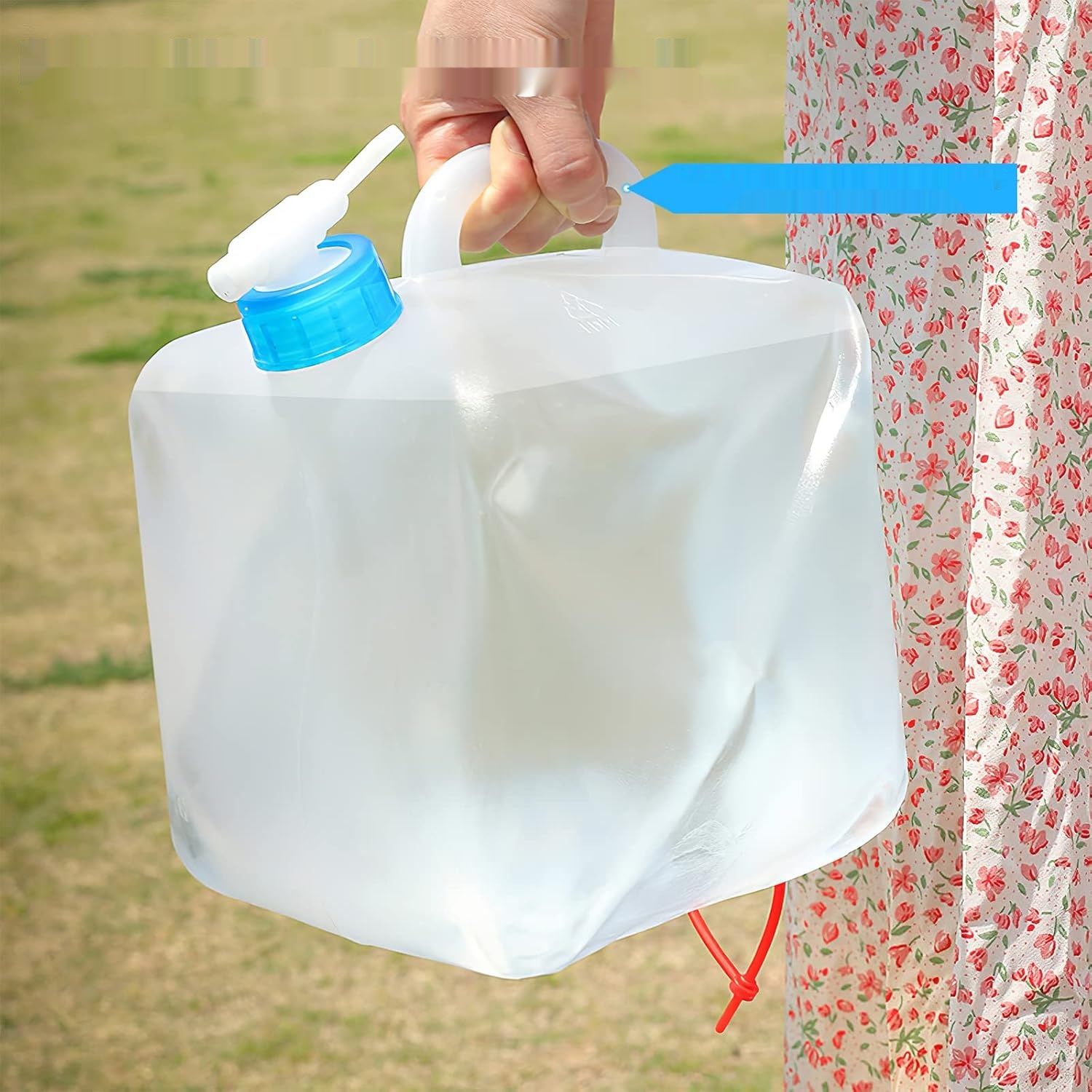 Niaetuto 4 x 10 L Kanister na wodę, składany, kranik, BPA-free