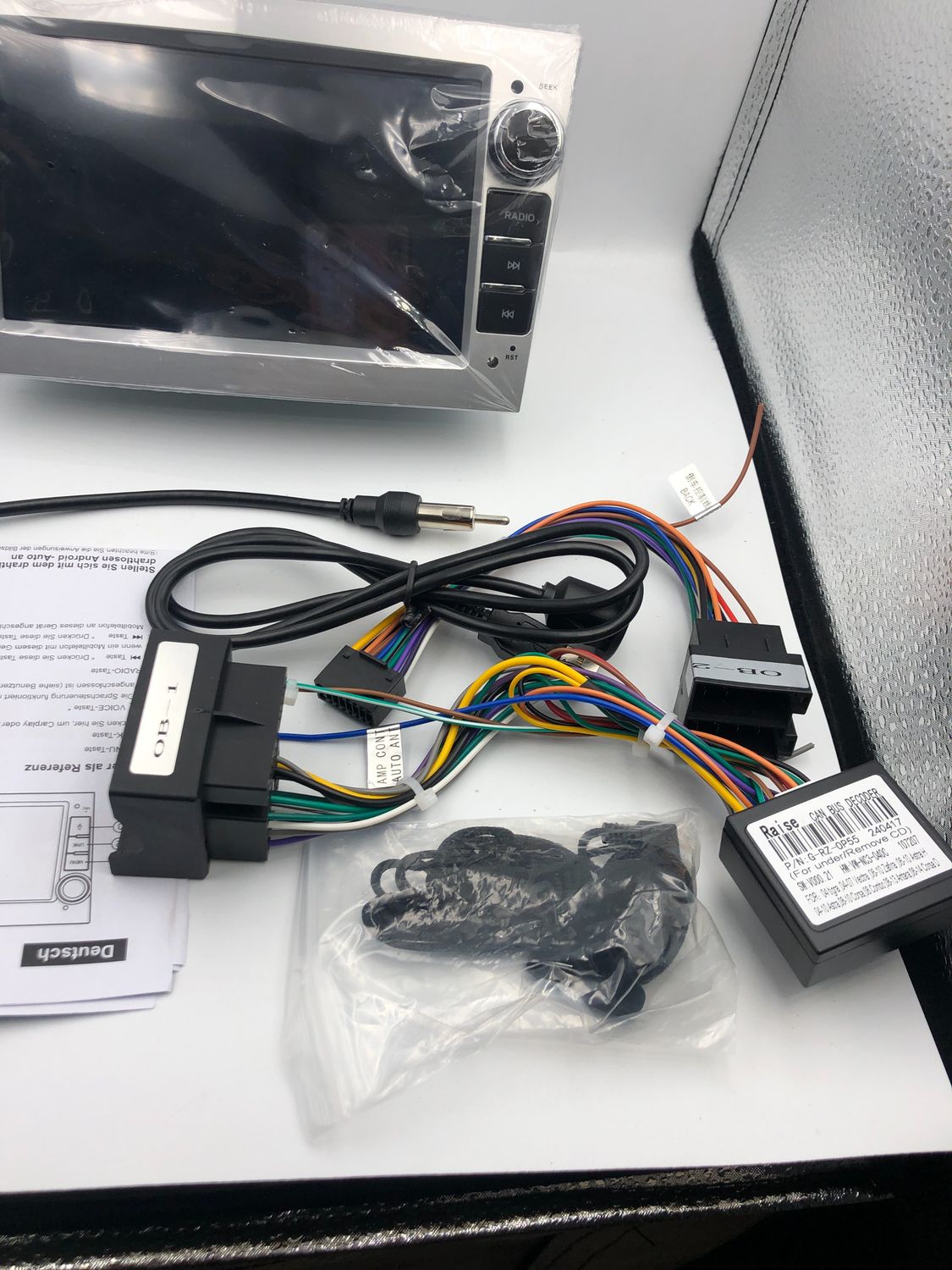 YZKONG Radio do Opel Antara Corsa Vivaro Combo Zafira, Double DIN.