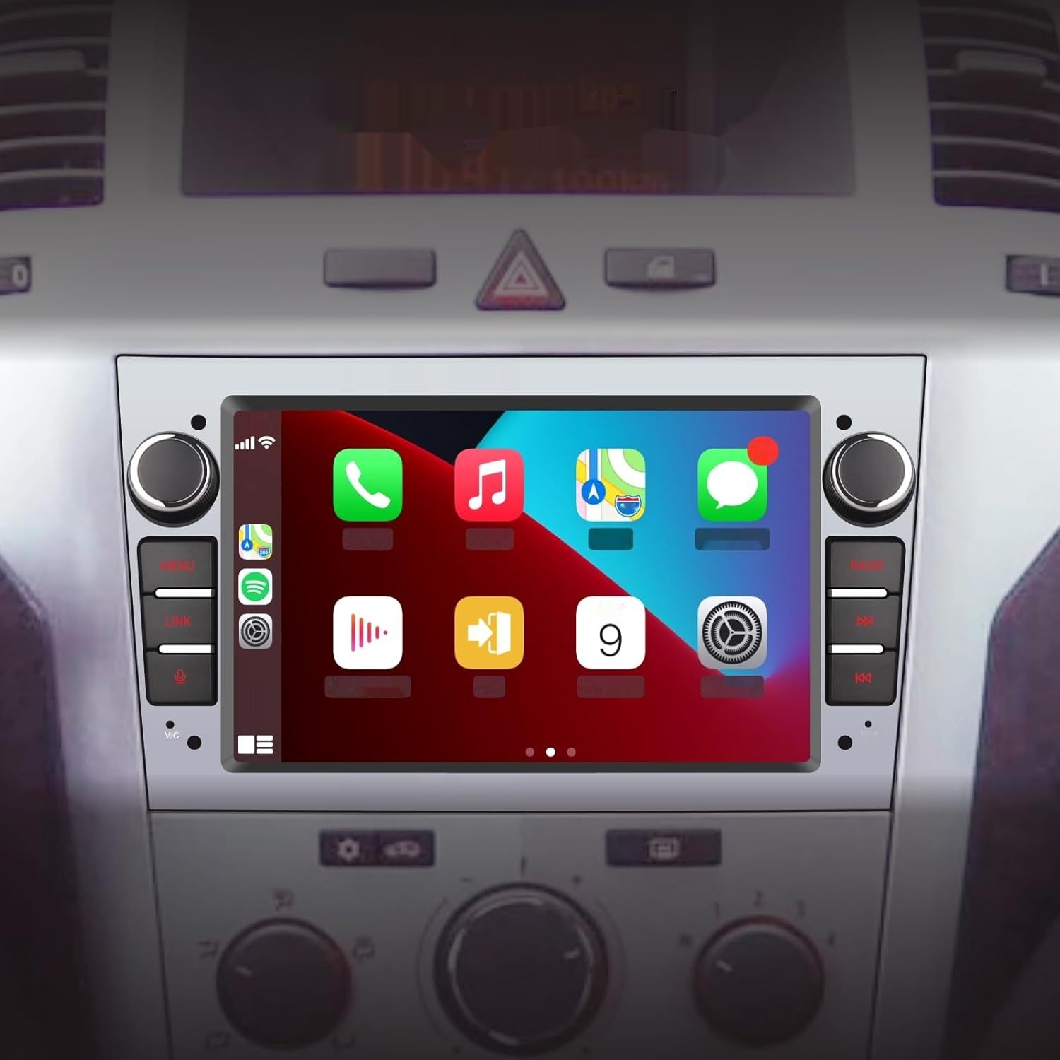 YZKONG Radio do Opel Antara Corsa Vivaro Combo Zafira, Double DIN.