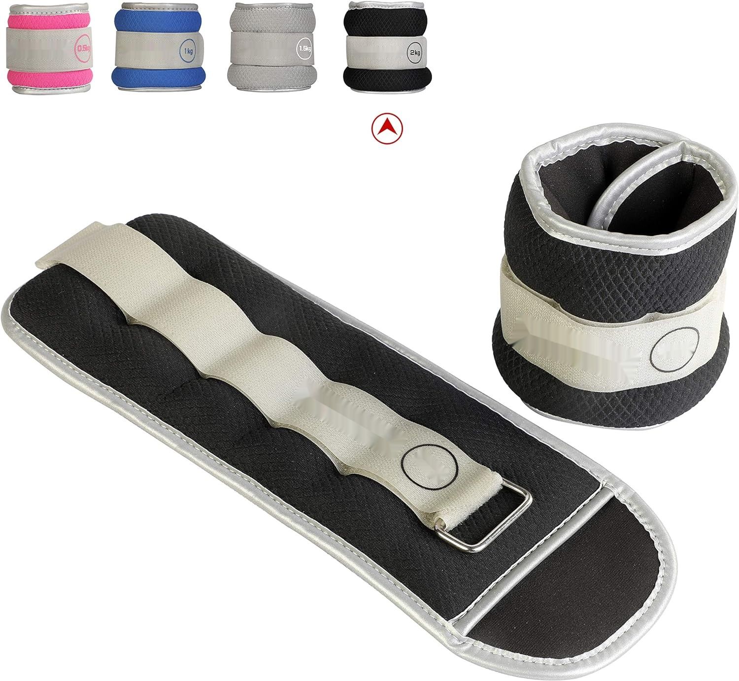 Proiron Obciążniki na Kostki i Nadgarstki, Zestaw Fitness 0.5-2 kg, 1 Para