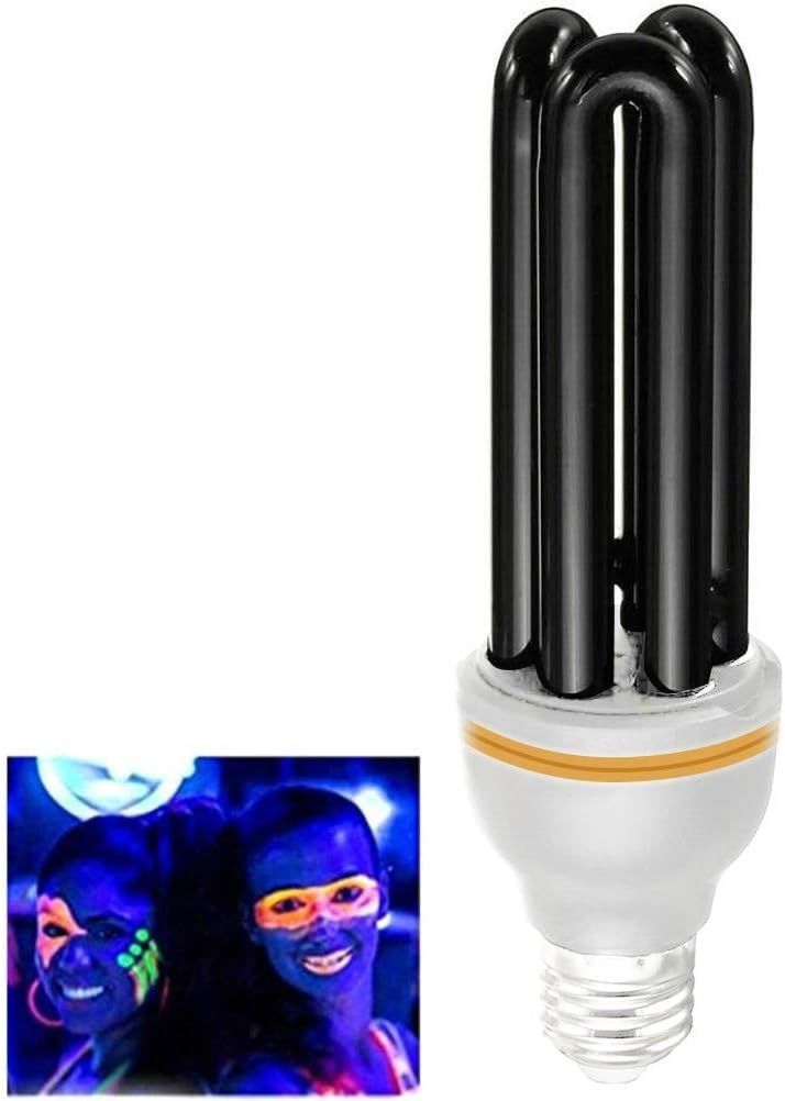 AILOS Lampa Sterylizująca, Lampa LED E27 UV CFL Czarna Bakteriobójcza.