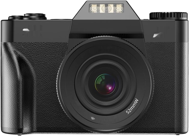 4K aparat 56MP 32GB z 3&quot; obrotowym ekranem i lampą błyskową.