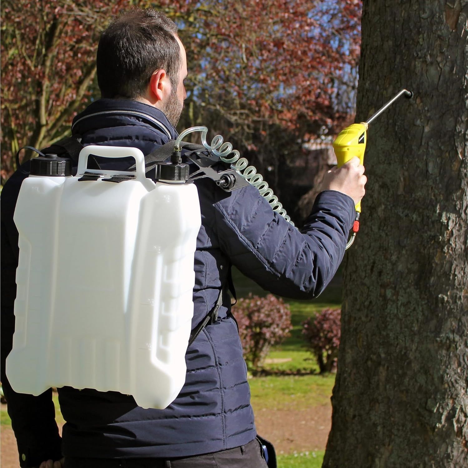 Elektryczny opryskiwacz 16L Zbiornik, Bateria litowo-jonowa, Dysza 40 cm