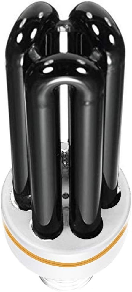 AILOS Lampa Sterylizująca, Lampa LED E27 UV CFL Czarna Bakteriobójcza.