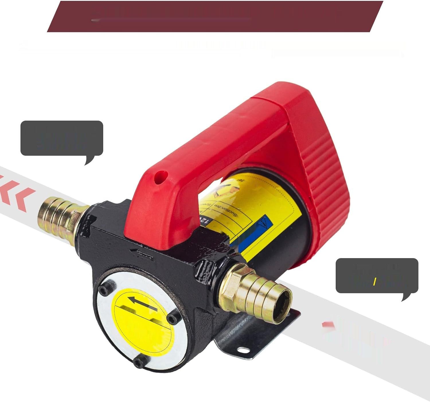 LEMOTO 12V 175W Pompa oleju 45L/min do diesel i nafty