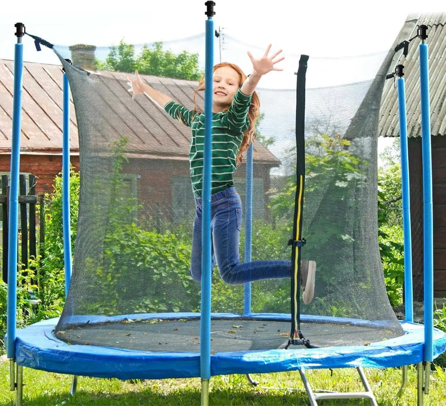 Wymienne drążki do trampoliny zapewniają bezpieczeństwo Twojego dziecka