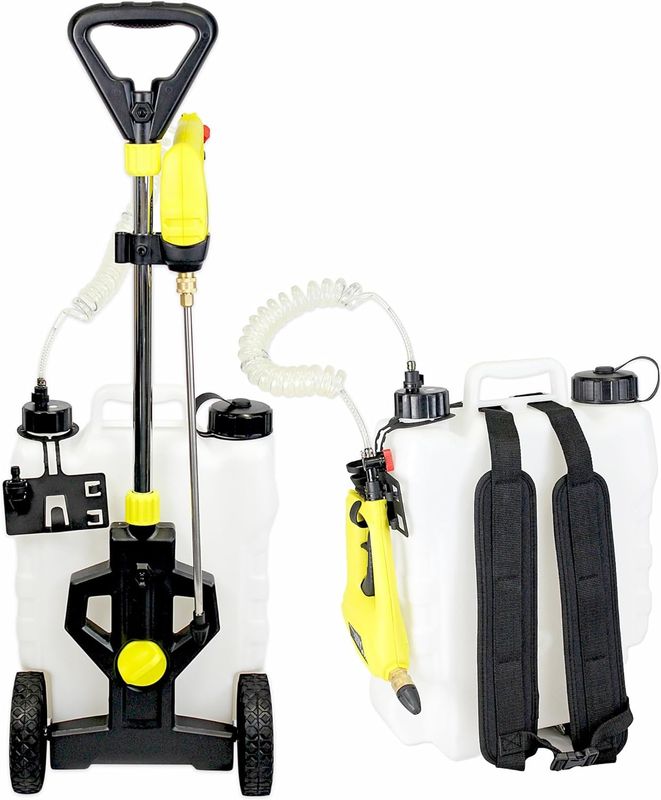 Elektryczny opryskiwacz 16L Zbiornik, Bateria litowo-jonowa, Dysza 40 cm