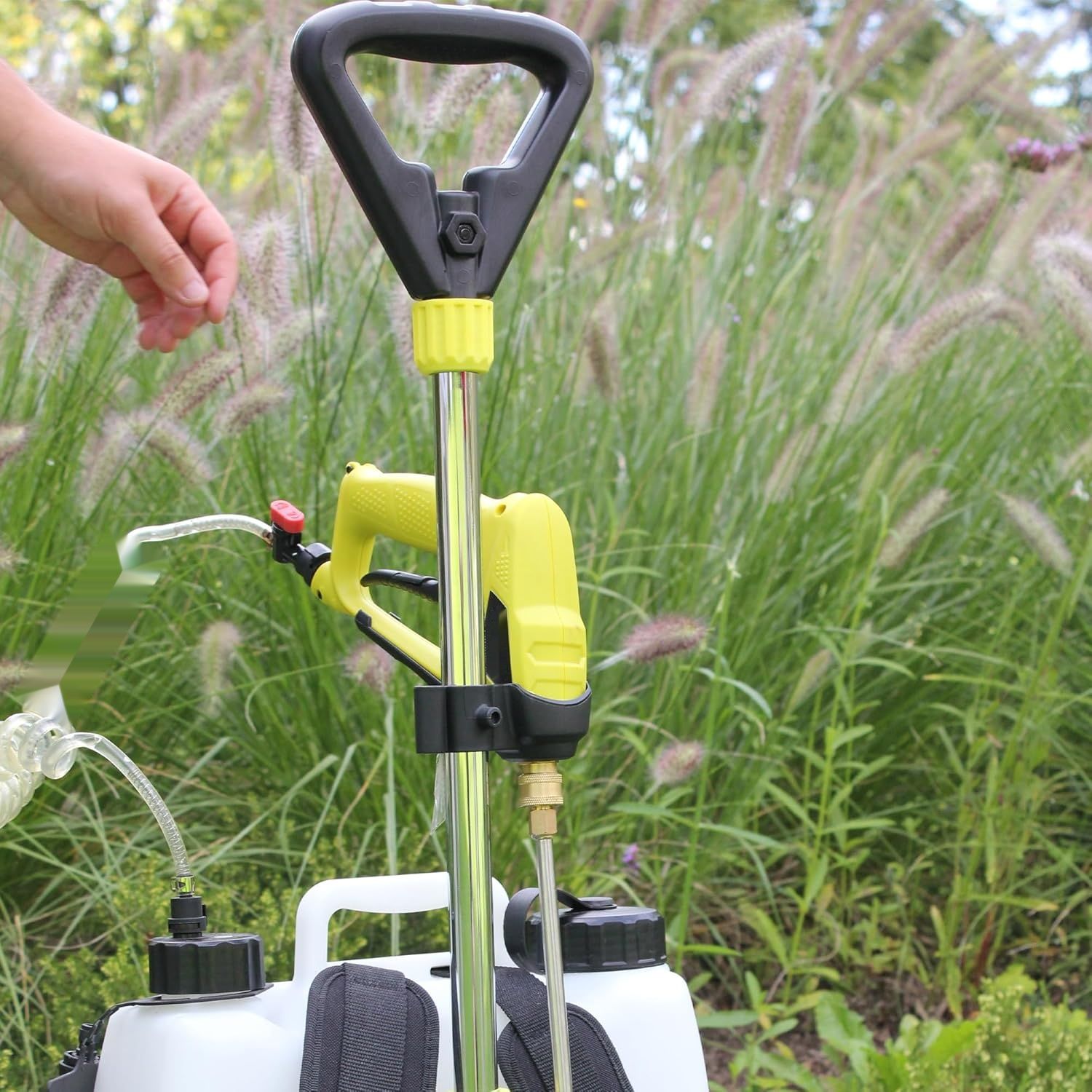 Elektryczny opryskiwacz 16L Zbiornik, Bateria litowo-jonowa, Dysza 40 cm