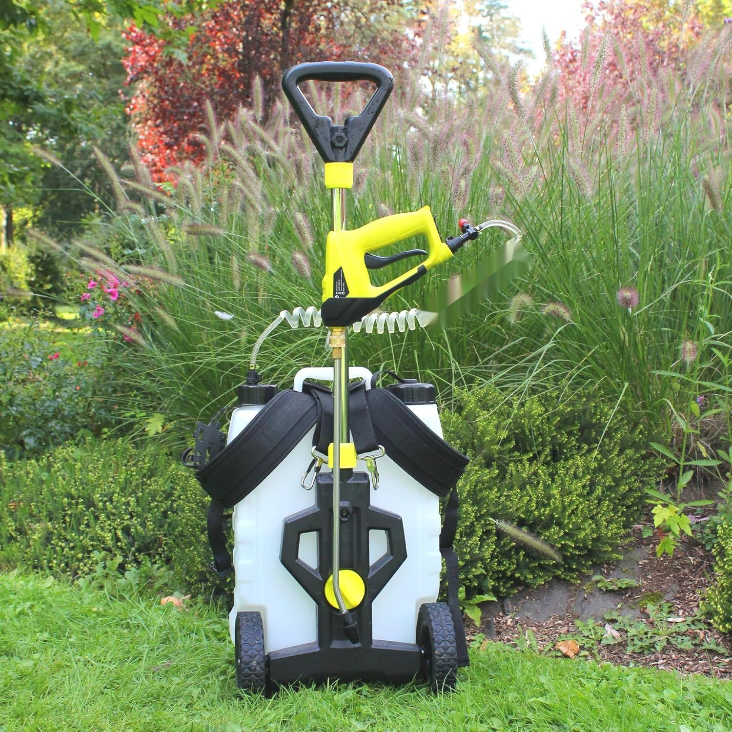 Elektryczny opryskiwacz 16L Zbiornik, Bateria litowo-jonowa, Dysza 40 cm