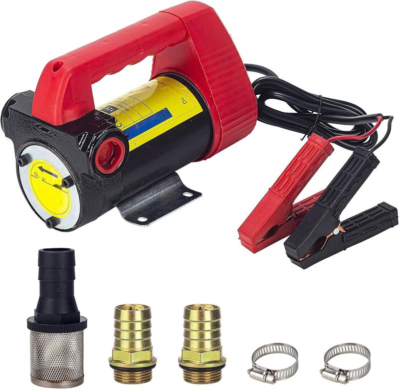 LEMOTO 12V 175W Pompa oleju 45L/min do diesel i nafty