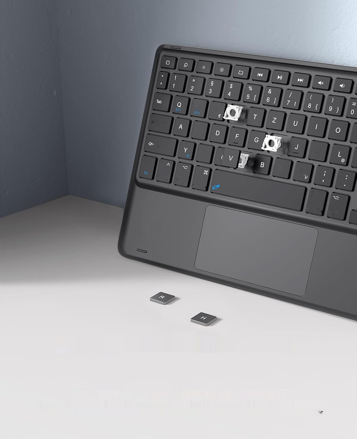 Earto Klawiatura do Samsung Galaxy Tab S9/S9 FE, Smart Touchpad, QWERTZ DE