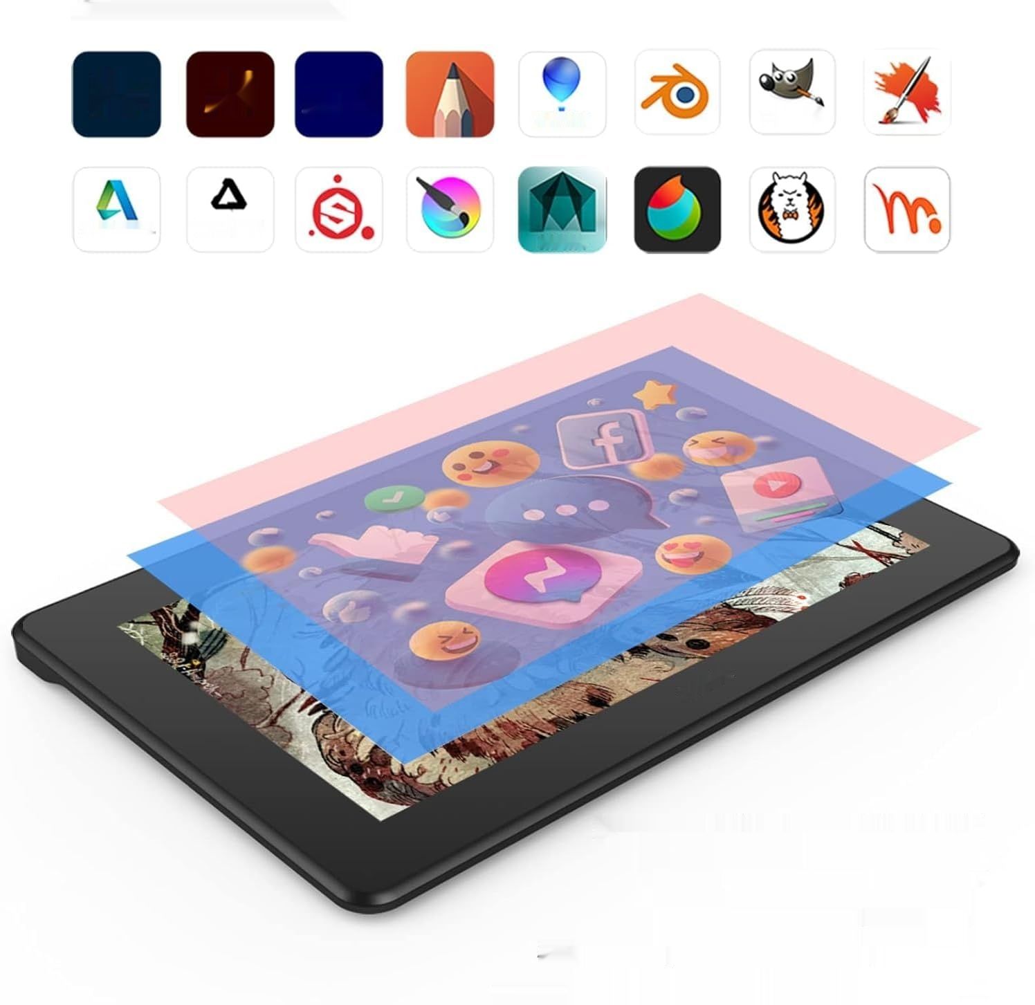 UGEE U1600 Tablet, 15.4&quot; Full HD (1920x1080) - Windows/Mac/Android/Linux/OSU