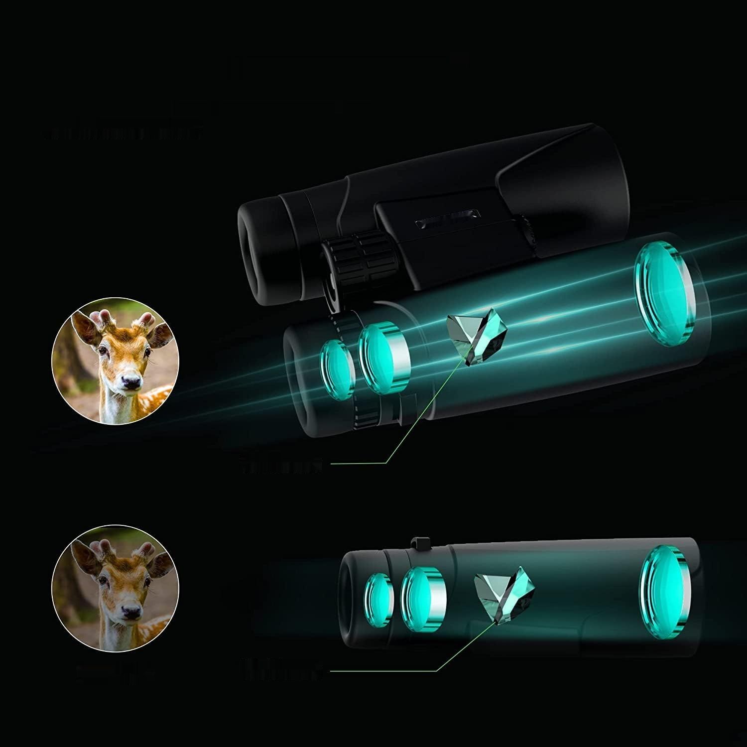 Lornetki Kylietech 12 x 42 HD Kompaktowe Wodoodporne z futerałem.