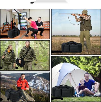Taktyczna torba Duffel 40L Molle czarna ulepszona
