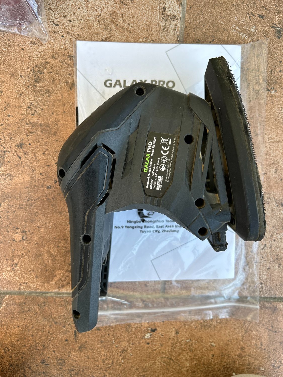 GALAX PRO 20 V Szlifierka Wielofunkcyjna z Baterią i Ładowarką