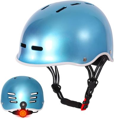 Kask rowerowy LED, certyfikat CE, unisex, na rower, deskorolkę, hulajnogę.