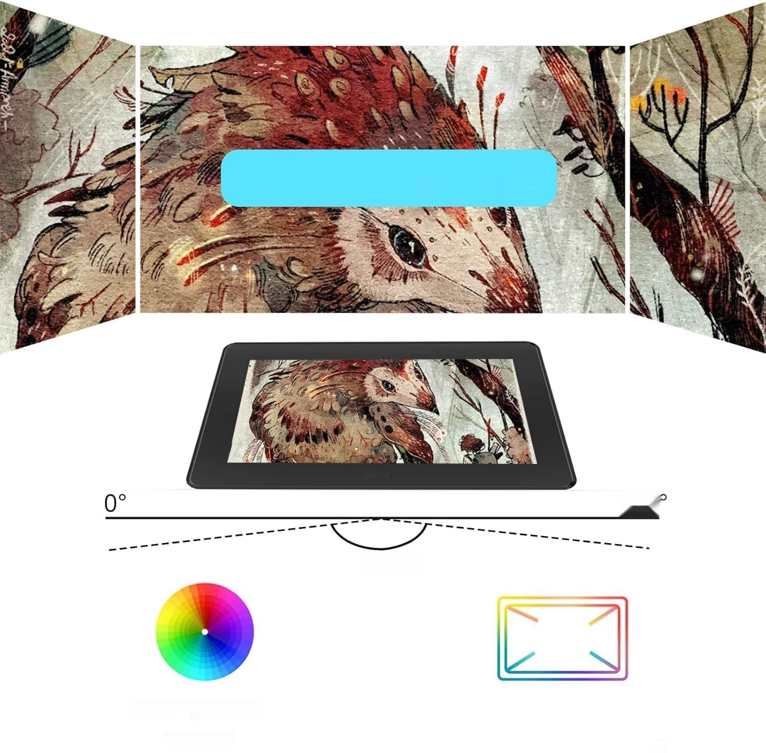 UGEE U1600 Tablet, 15.4&quot; Full HD (1920x1080) - Windows/Mac/Android/Linux/OSU