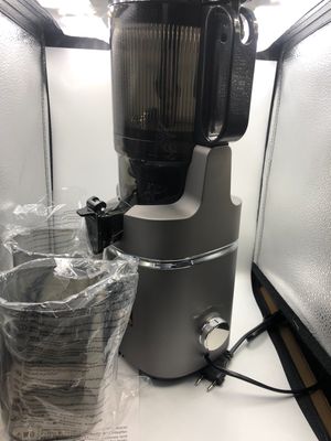 AMZCHEF 250W Automatyczna Sokowirówka, 135MM otwór, 1,8L - Szary