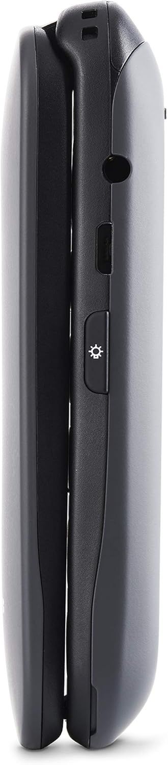 Panasonic KX-TU446EXG telefon seniorów z przyciskiem SOS, odporny, składany.