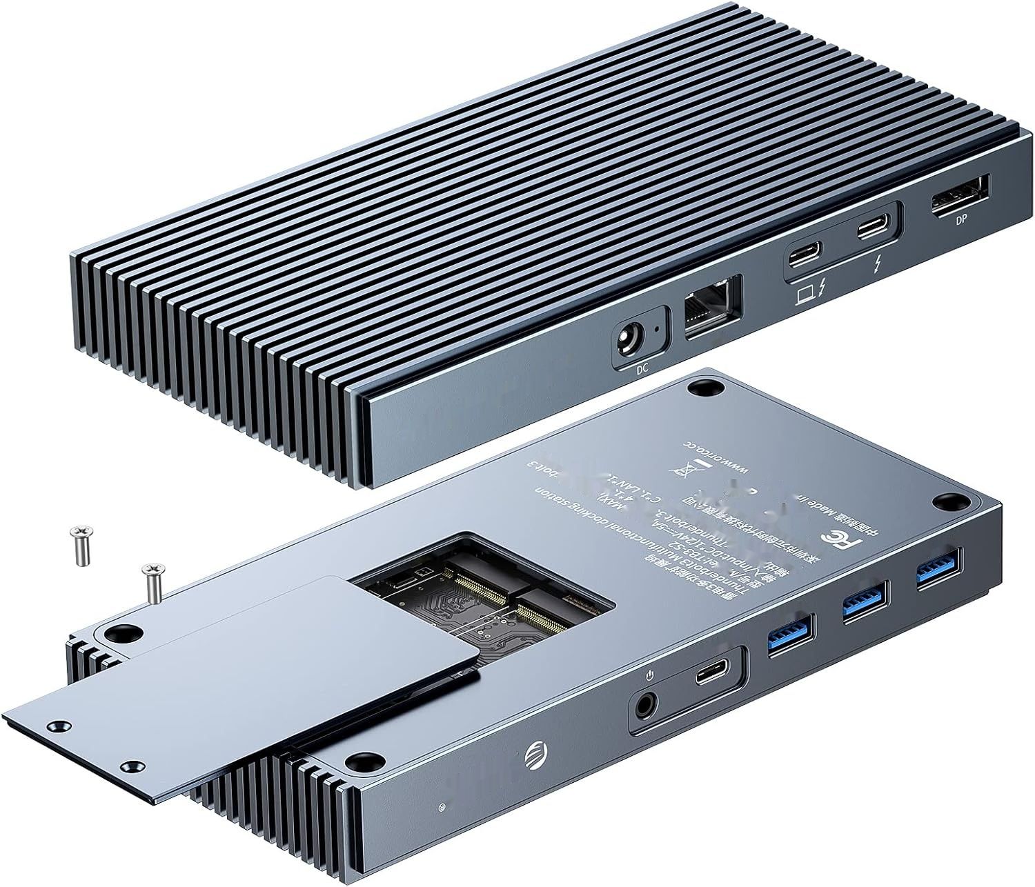 Thunderbolt 3 Dock 9-w-1 ORICO Stacja dokująca USB C 40Gbps, 8K@60Hz.
