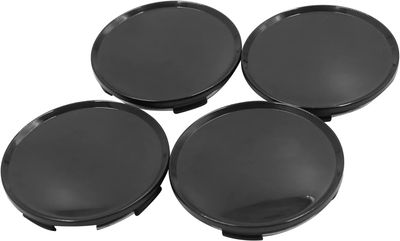 ABSOPRO 4 Zaciski Pokrywy Piasty Koła Opony 63 mm Czarny (4 szt.)